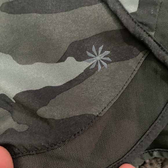 Athleta Gray Camo‎ Print Athletic Shorts - Picture 3 of 5